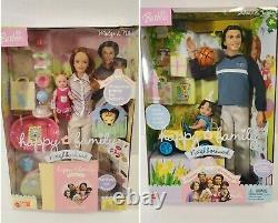 RARE Lot NEW Happy Family Mattel Barbie Alan, Midge & Sons +Grandparents kitchen