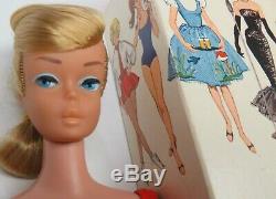 RARE MINT IN BOX Ash Blonde SWIRL 1964 Barbie Vintage WRIST TAG