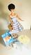 RARE! VINTAGE BRUNETTE 1961 BUBBLECUT BARBIE Doll with Mint Suburban Shopper Outfit