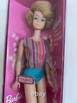 RARE! Vintage Barbie American Girl 1965 Blonde Bubblecut -Transitional NRFB MINT