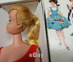 RARE near mint Blonde SWIRL 1964 Barbie Vintage Ponytail