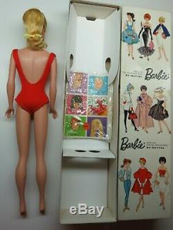 RARE near mint Blonde SWIRL 1964 Barbie Vintage Ponytail