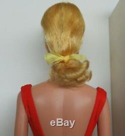 RARE near mint Blonde SWIRL 1964 Barbie Vintage Ponytail