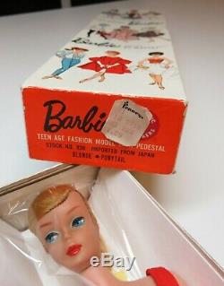 RARE near mint Blonde SWIRL 1964 Barbie Vintage Ponytail