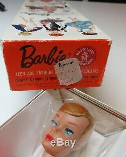 RARE near mint Blonde SWIRL 1964 Barbie Vintage Ponytail