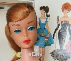 RARE near mint Redhead SWIRL 1964 Barbie Vintage Ponytail