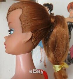 RARE near mint Redhead SWIRL 1964 Barbie Vintage Ponytail