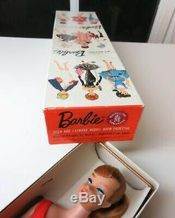 RARE near mint Redhead SWIRL 1964 Barbie Vintage Ponytail