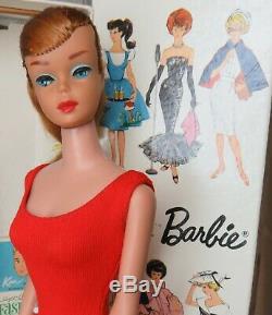 RARE near mint Redhead SWIRL 1964 Barbie Vintage Ponytail