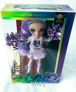 Rainbow High Cheer Doll Ruby Skylar Jade Poppy Violet (5) Doll Lot Bundle