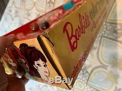 Rare 1965 Vintage Barbie Color'N Curl Color Magic Salon Set MINT in box