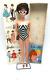 Rare Barbie #850 Brunette Bubble Cut Doll Zebra Suit, Glasses, Box, Stand + 1959