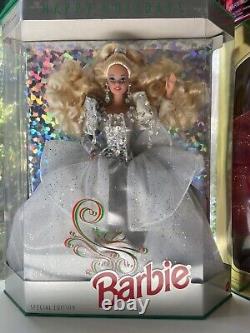 Rare Lot Of 1990's Special Edition Happy Holiday Barbies NRFB