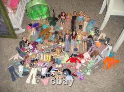 Rare Massive Collection Barbie My Scene Lot Approx 230 Pcs