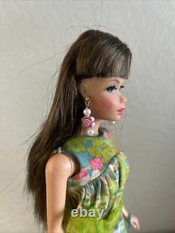 Rare! Mint Vintage 1967 Barbie TNT Twist n Turn Original Outfit Earrings Shoes