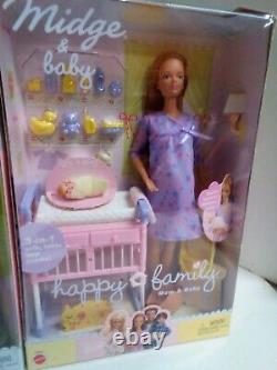 SEALED Barbie Midge & Baby Alan & Ryan 2002 Boxes Near Mint Rare