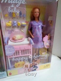 SEALED Barbie Midge & Baby Alan & Ryan 2002 Boxes Near Mint Rare