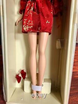 SILKSTONE BARBIE 2004 CHINOISERIE RED MOON Lingerie Gold Label PREOWNED MINT