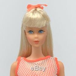 STUNNING Vintage Barbie TNT Platinum Blonde Hair Near Mint Swimsuit OSS