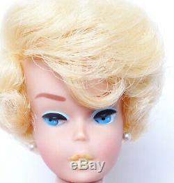 STUNNING! Vintage Light Blonde Side Part Bubble Cut Barbie Doll Mint