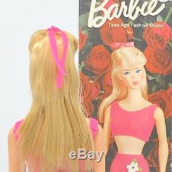 STUNNING Vintage Standard Barbie Near Mint Light Ash or Platinum Hair