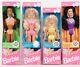 SUN JEWEL BARBIE LOT SHANI SKIPPER KIRA BARBIE LOT of 4 DOLLS 1993 Mattel NRFB