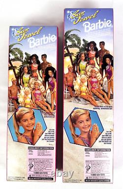 SUN JEWEL BARBIE LOT SHANI SKIPPER KIRA BARBIE LOT of 4 DOLLS 1993 Mattel NRFB