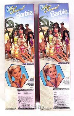 SUN JEWEL BARBIE LOT SHANI SKIPPER KIRA BARBIE LOT of 4 DOLLS 1993 Mattel NRFB