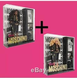 Sale! Bundle Lot Of 2 Moschino Barbie Brunette & Blonde Set Js Sold Out