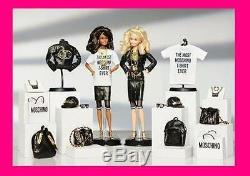 Sale! Bundle Lot Of 2 Moschino Barbie Brunette & Blonde Set Js Sold Out