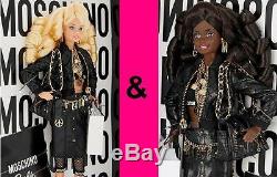 Sale! Bundle Lot Of 2 Moschino Barbie Brunette & Blonde Set Js Sold Out