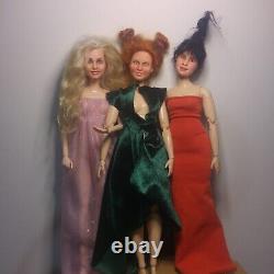 Sanderson Sisters Hand Made Barbie Dolls Hocus Pocus Movie