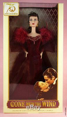 Scarlett O'Hara Barbie Collector Gone with the Wind 75th Anniversary Doll Red