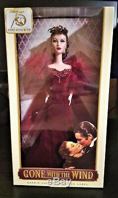 Scarlett O'Hara Barbie Collector Gone with the Wind 75th Anniversary Doll Red