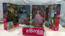Set Of 5 Wizard of Oz Barbie Dolls 1999 NEW in Box