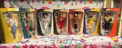 Set Of 7 City Seasons Collector Edition Barbies 1998-1999