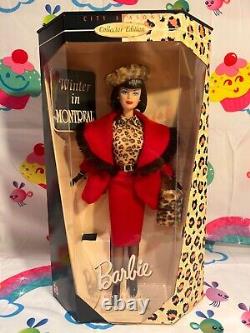 Set Of 7 City Seasons Collector Edition Barbies 1998-1999