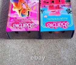 Set of 2 Barbie The Movie Neon Inline Roller Skating Barbie & Ken Dolls