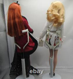 Silkstone Barbie Doll Lot of 2 Trench Setter and #6 Lingerie Redressed
