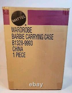 Silkstone Barbie Doll Wardrobe Carrying Case 2002 Mattel B1328 Mint Nrfb