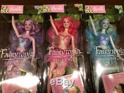 Sparkle Fairy Barbie! Fairytopia Pink Blue Lavender Lot B5736, B5735, B5734 NIB