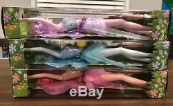 Sparkle Fairy Barbie! Fairytopia Pink Blue Lavender Lot B5736, B5735, B5734 NIB