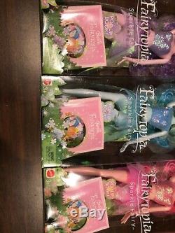 Sparkle Fairy Barbie! Fairytopia Pink Blue Lavender Lot B5736, B5735, B5734 NIB