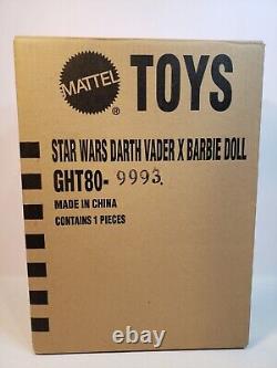 Star Wars Darth Vader X Barbie Doll 2019 Gold Label Mattel Ght80 Mint In Tissue