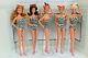Superstar Barbie Doll Lot of 5 & vintage zebrastripe Swimsuit 80er