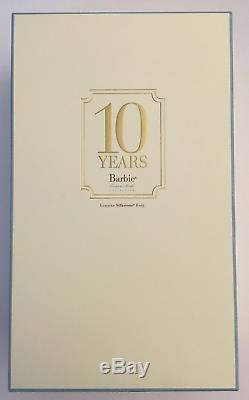 TRIBUTE Silkstone BARBIE 10 Years NRFB Gold Label Mint LE 10,000 Worldwide