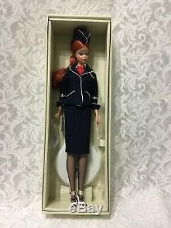 Th Stewardess Barbie Doll, Fashion Model Silkstone, 2005 Gold Label NRFB MINT