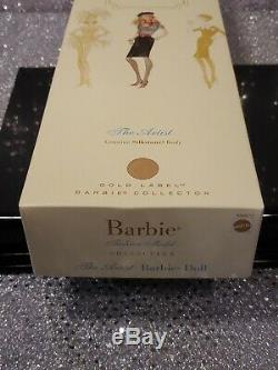 The Artist Silkstone Barbie Doll Gold Label Mattel M4973 Mint Nrfb