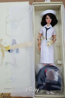 The Nurse Barbie Doll Silkstone NRFB Gold Label J4253 Mint