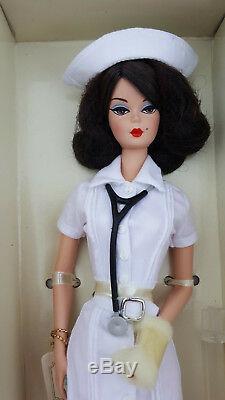The Nurse Barbie Doll Silkstone NRFB Gold Label J4253 Mint